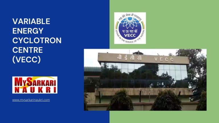 Variable Energy Cyclotron Centre (VECC) Recruitment