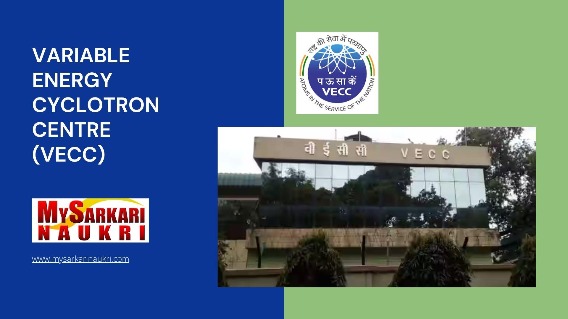 Variable Energy Cyclotron Centre (VECC) Recruitment