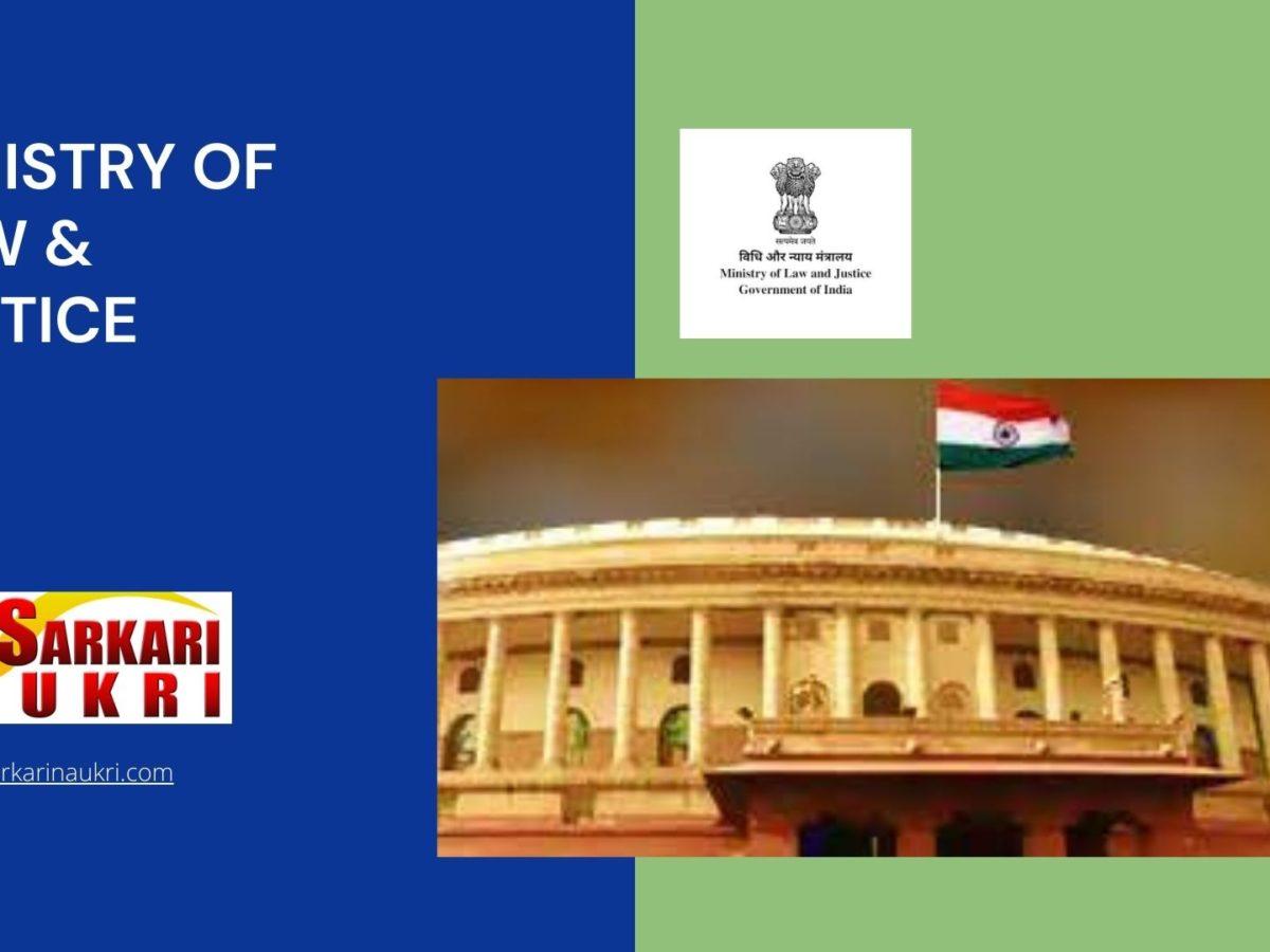 Ministry of Law & Justice Recruitment