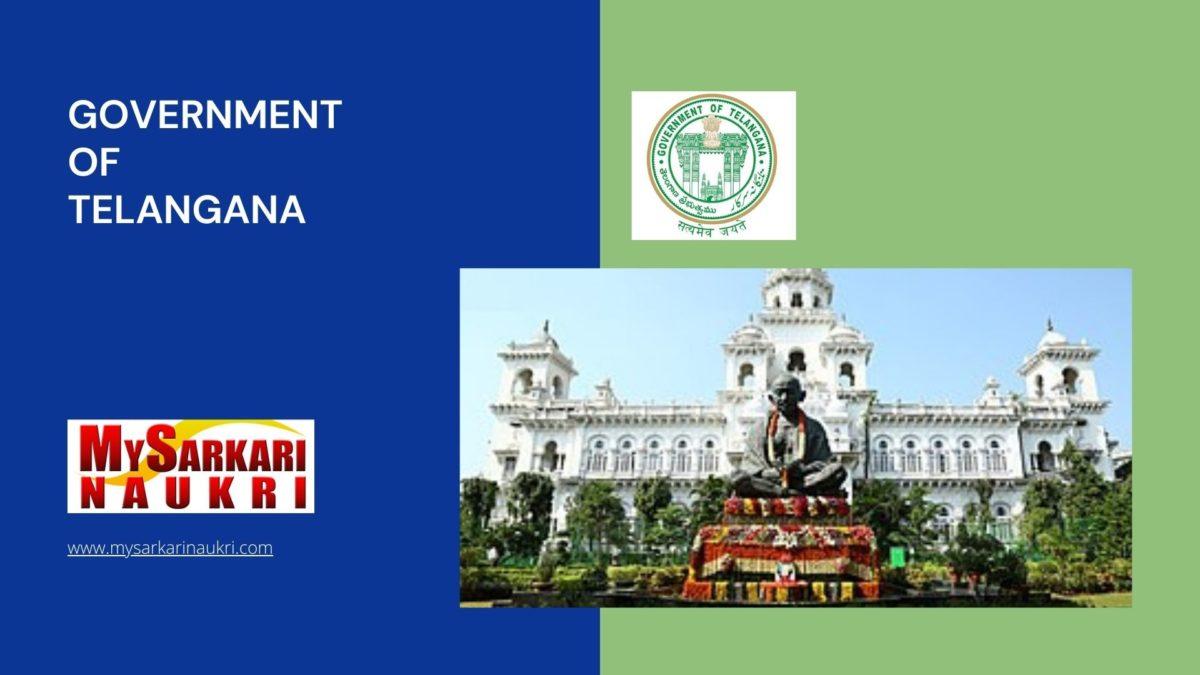 Government of Telangana Recruitment