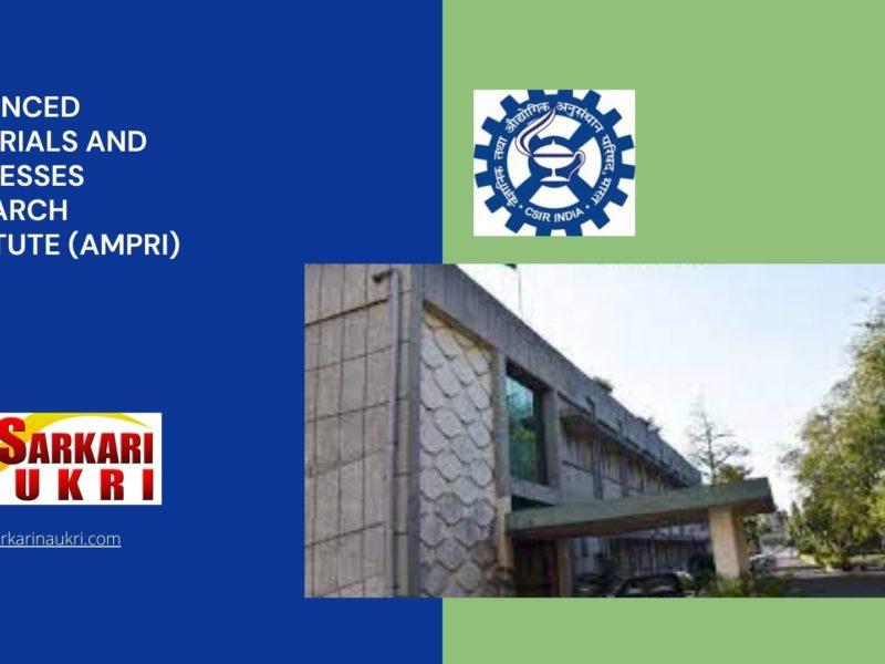 Advanced Materials and Processes Research Institute (AMPRI) Recruitment