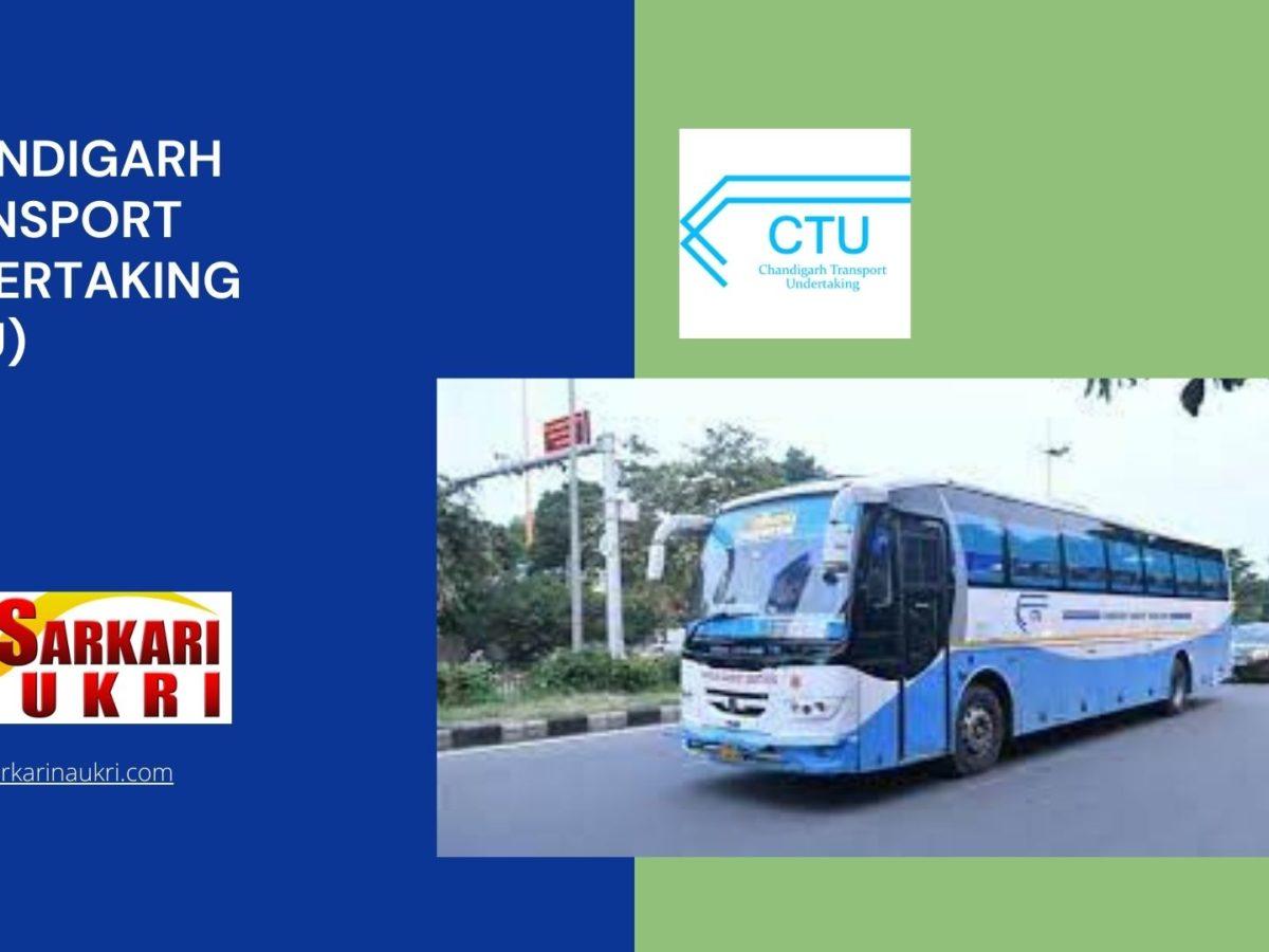 Chandigarh Transport Undertaking (CTU) Recruitment
