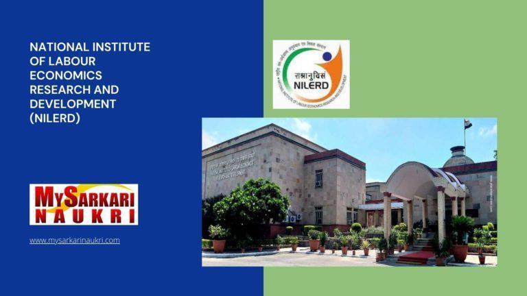 National Institute of Labour Economics Research and Development (NILERD) Recruitment