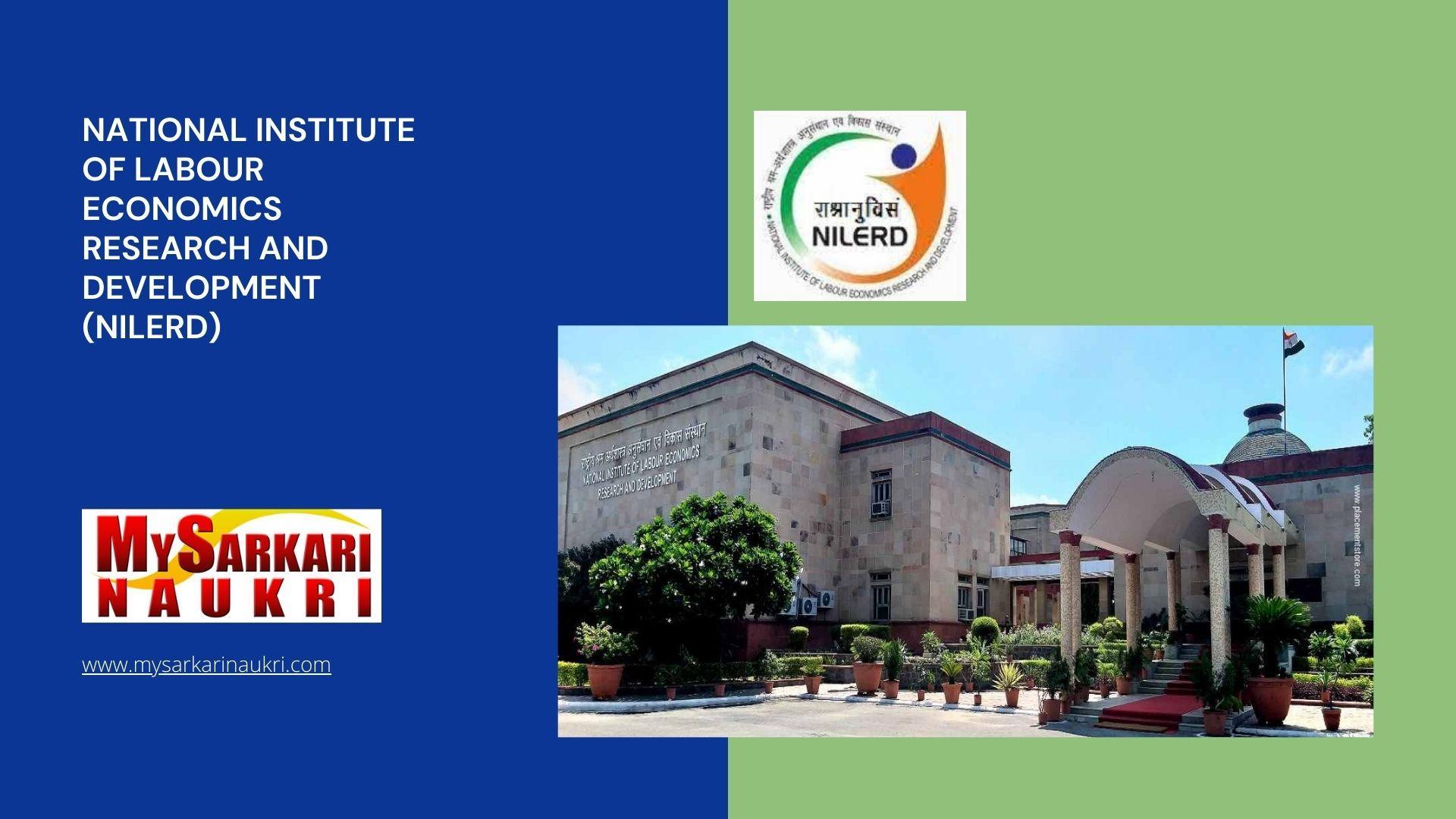 National Institute of Labour Economics Research and Development (NILERD) Recruitment