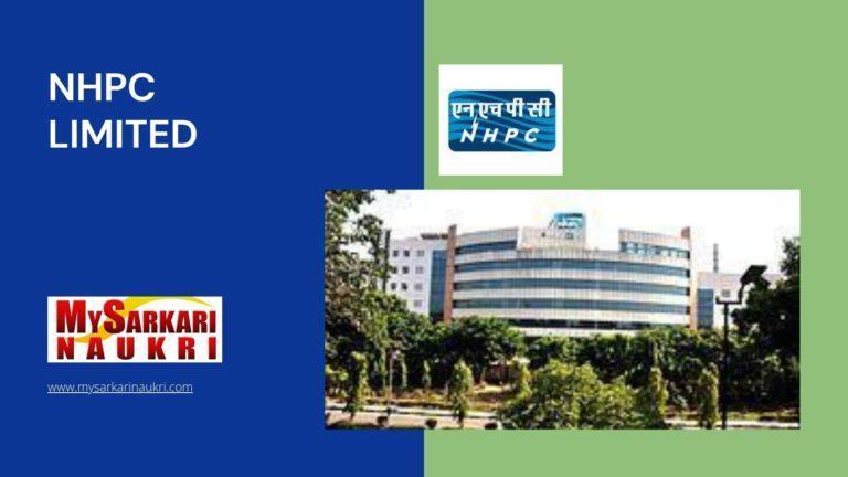NHPC Limited Recruitment