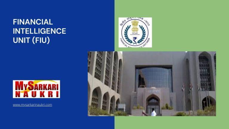 Financial Intelligence Unit (FIU) Recruitment