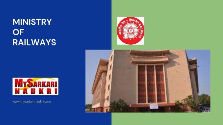 Ministry Of Railways Recruitment