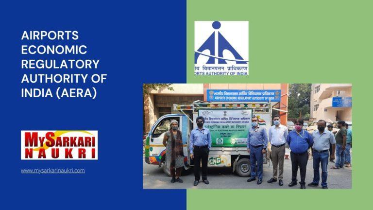 Airports Economic Regulatory Authority of India (AERA) Recruitment