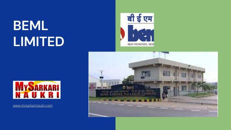 BEML Limited Recruitment