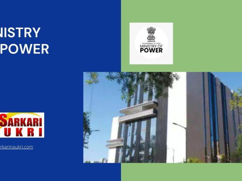 Ministry of Power Recruitment