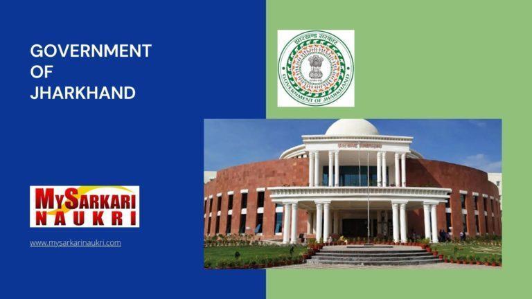Government of Jharkhand Recruitment