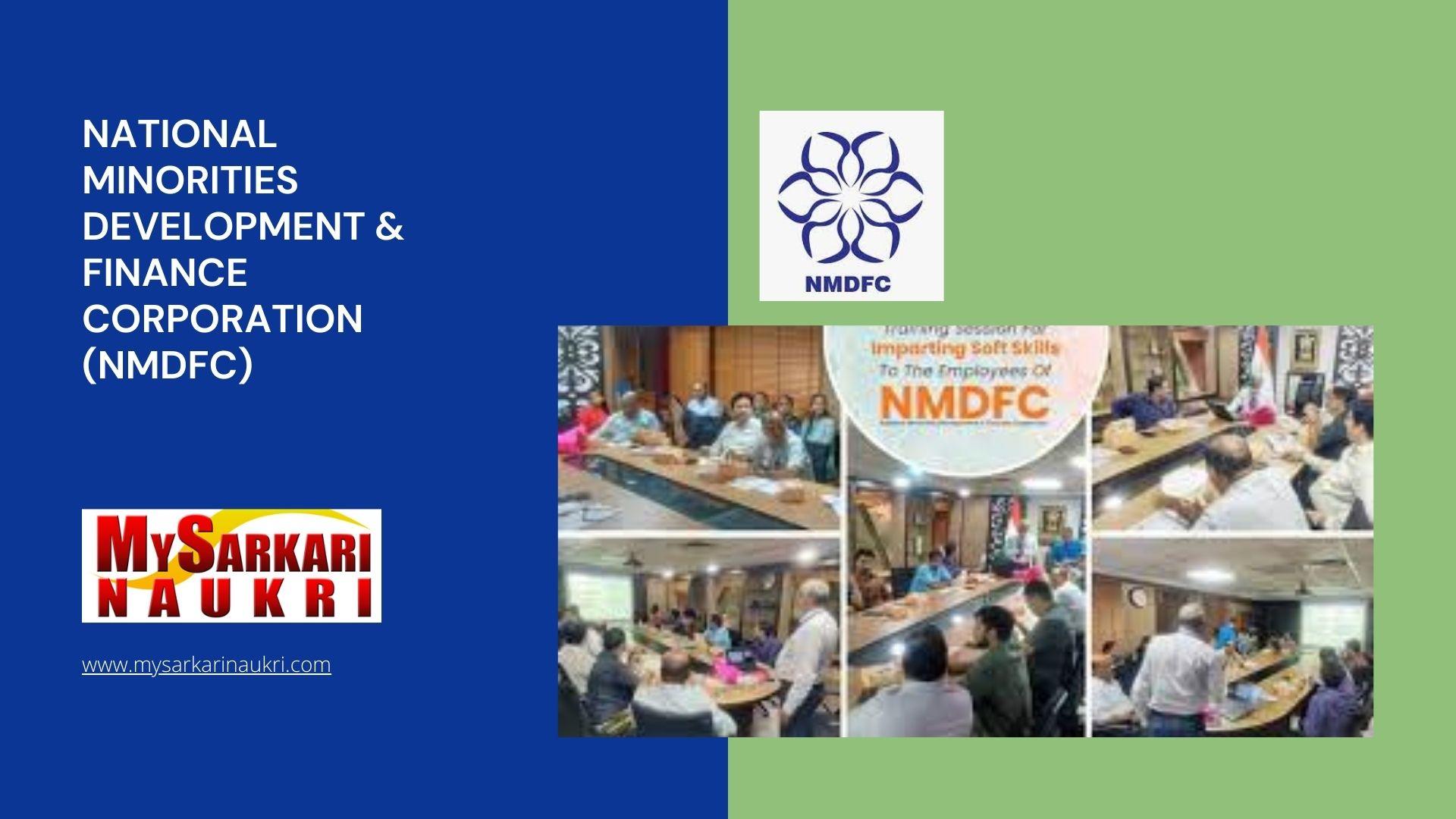 National Minorities Development & Finance Corporation (NMDFC) Recruitment