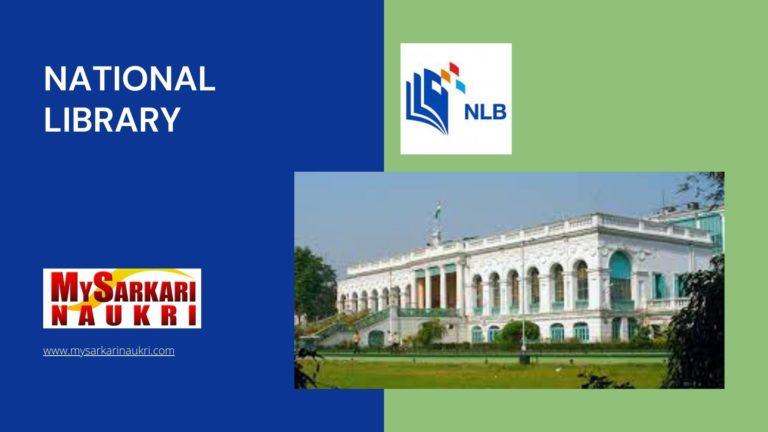 National Library Recruitment