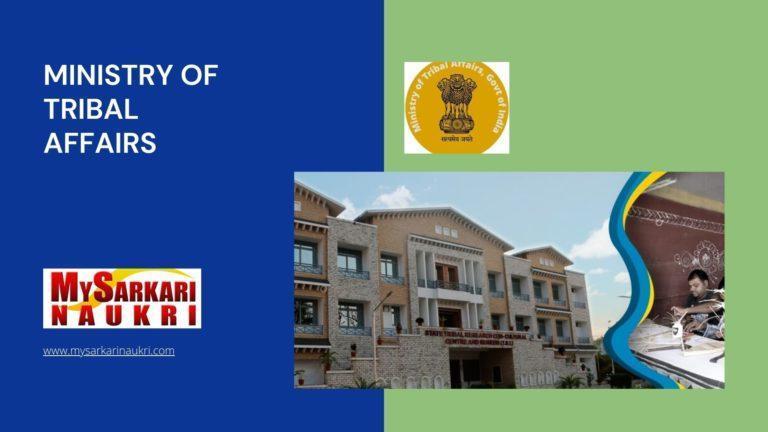 Ministry of Tribal Affairs Recruitment
