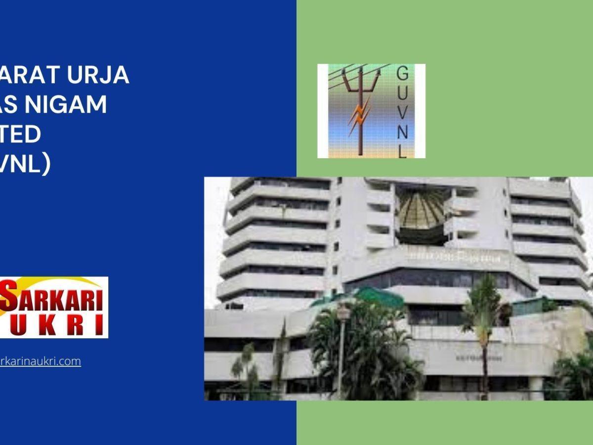 Gujarat Urja Vikas Nigam Limited (GUVNL) Recruitment