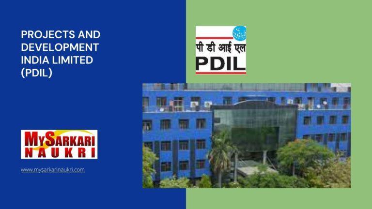 Projects and Development India Limited (PDIL) Recruitment