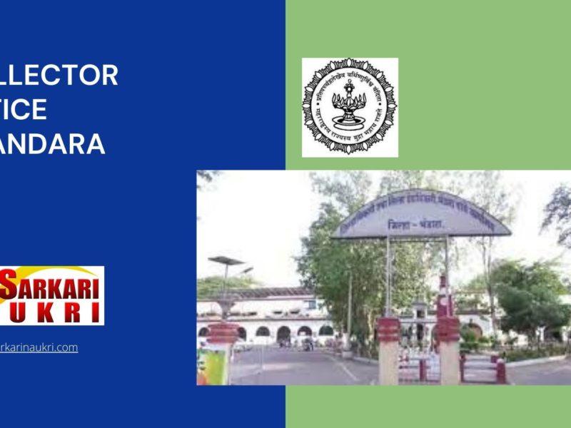 Collector Office Bhandara Recruitment