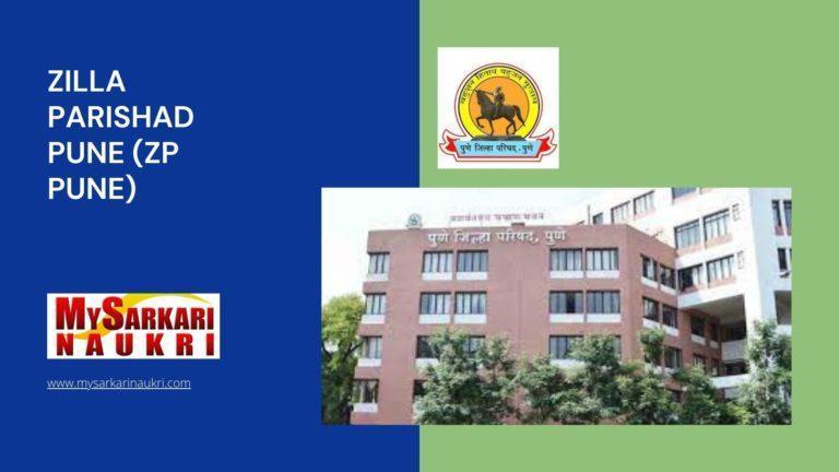 Zilla Parishad Pune (ZP Pune) Recruitment