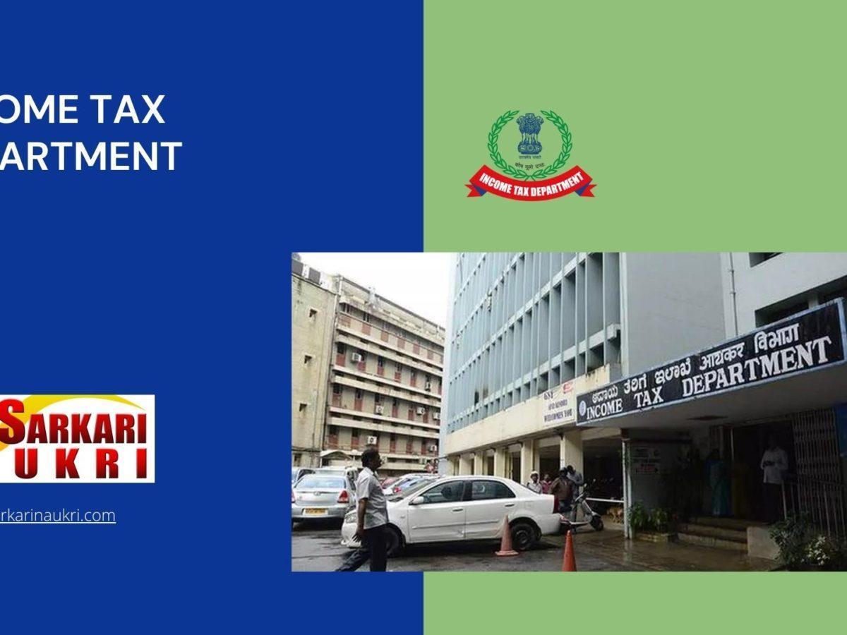 Income Tax Department Recruitment