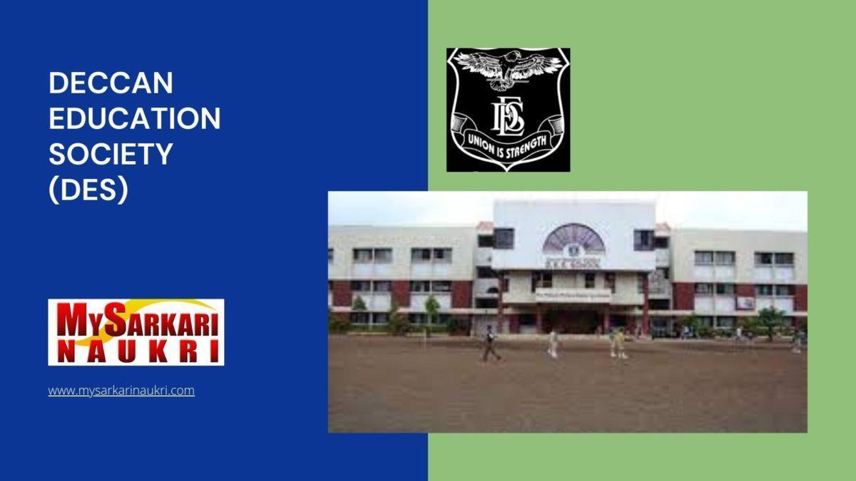Deccan Education Society (DES) Recruitment
