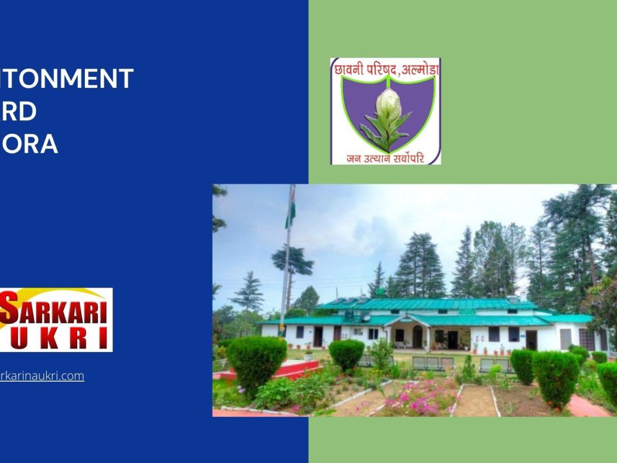 Cantonment Board Almora Recruitment
