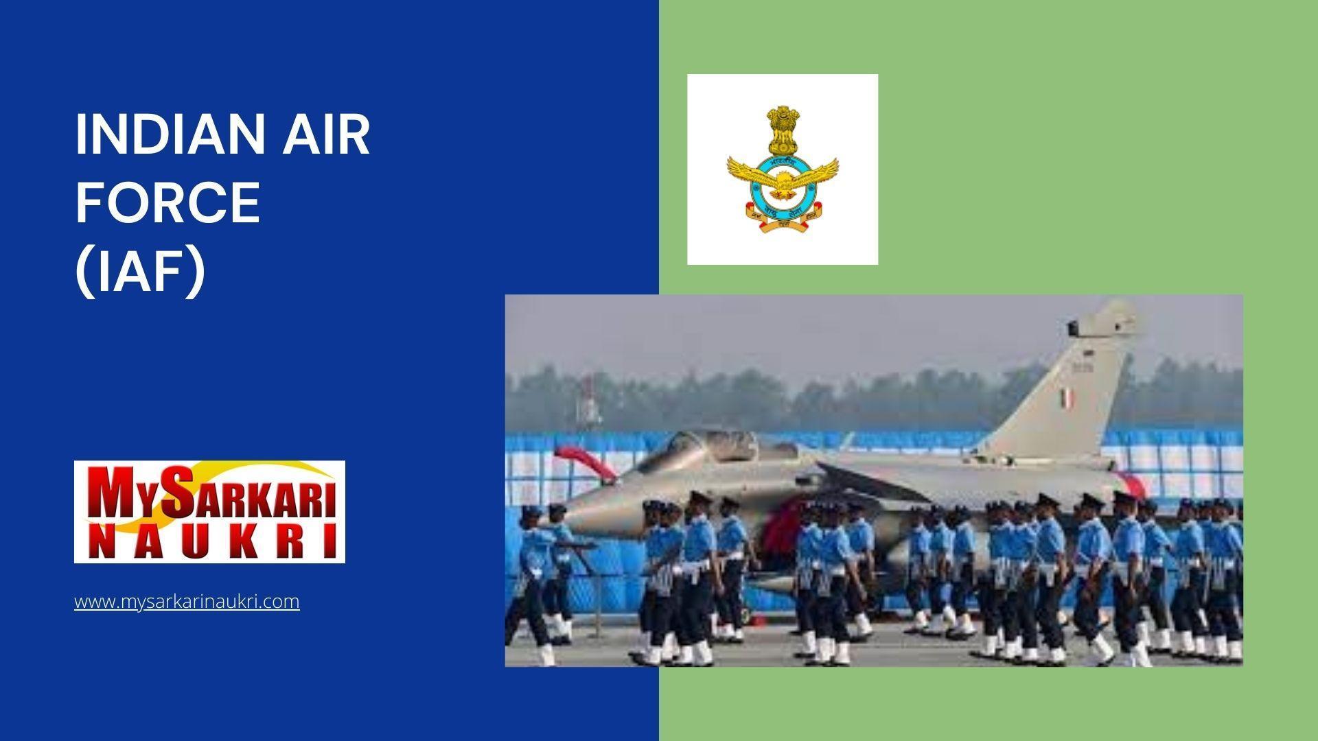 Indian Air Force (IAF) Recruitment