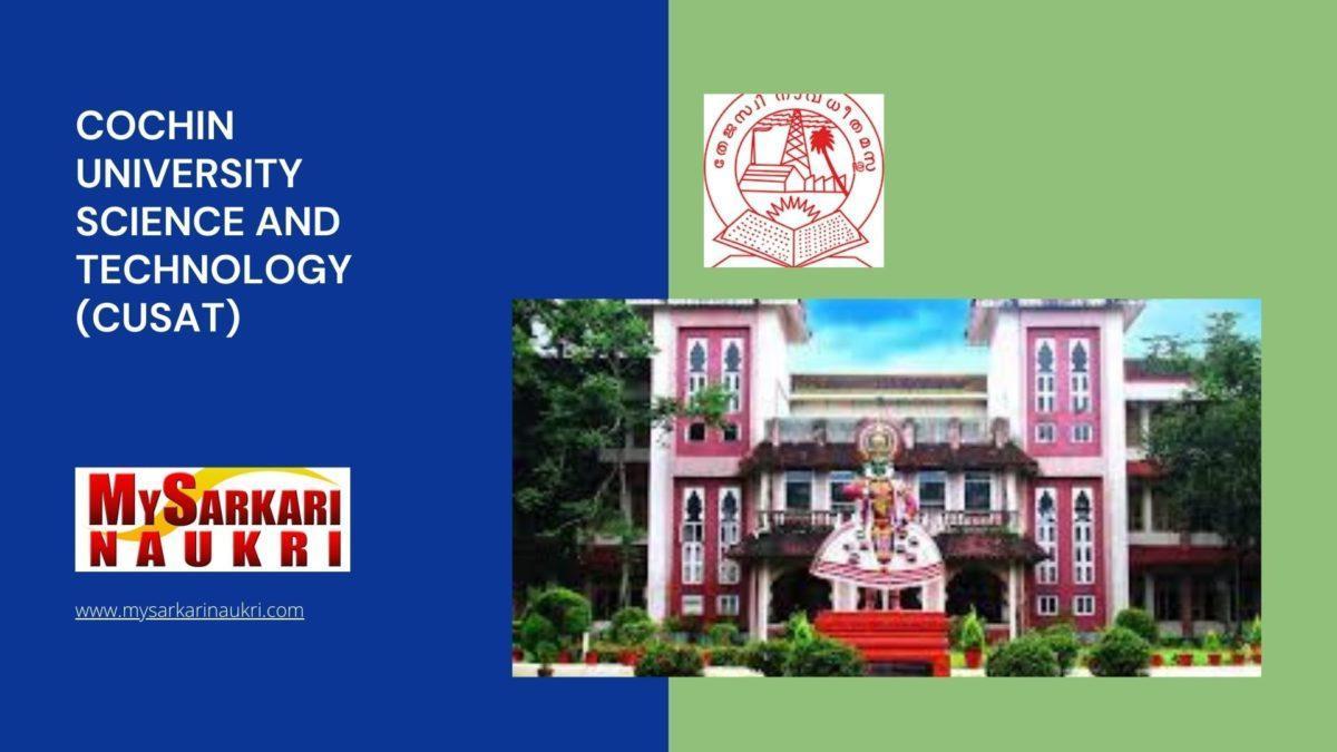 Cochin University Science And Technology (CUSAT) Recruitment