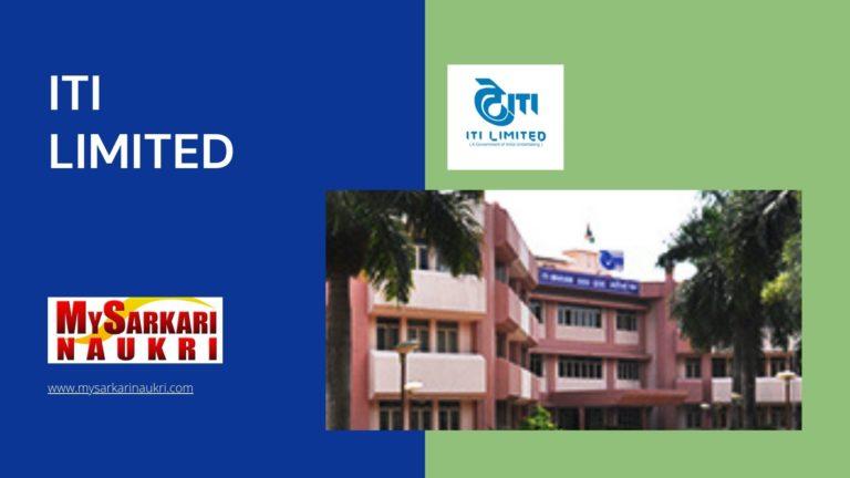 ITI Limited Recruitment