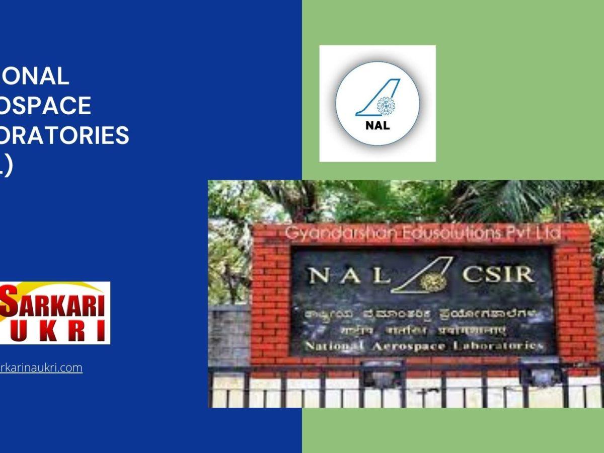 National Aerospace Laboratories (NAL) Recruitment