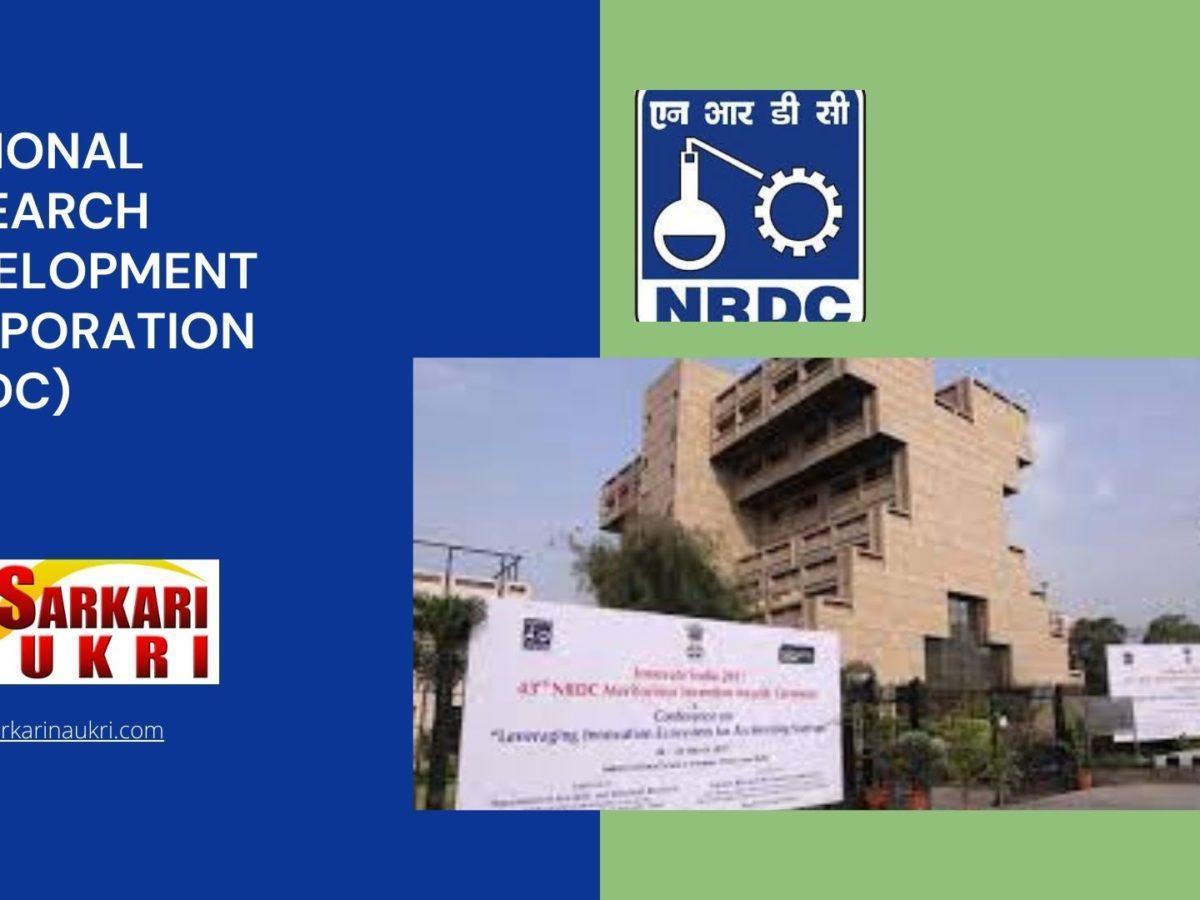 National Research Development Corporation (NRDC) Recruitment