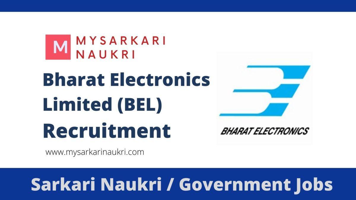 BEL Recruitment 2023 Bharat Electronics Limited Jobs