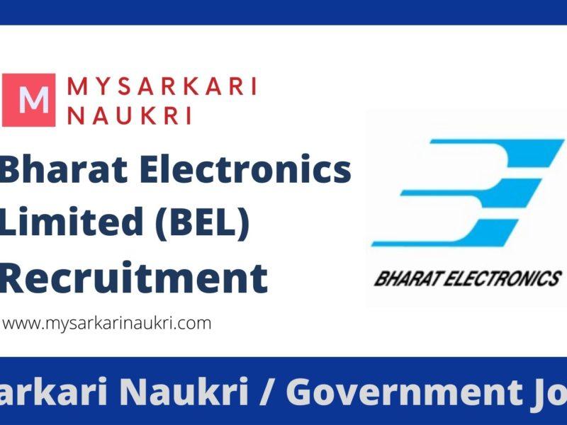 BEL Recruitment 2023 Bharat Electronics Limited Jobs