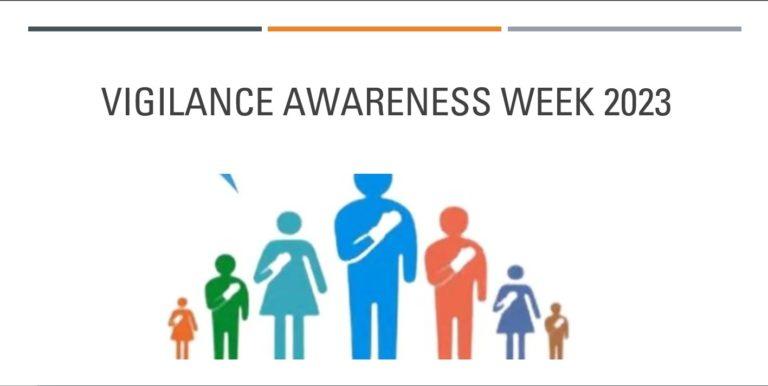 Vigilance Awareness Week 2023 –