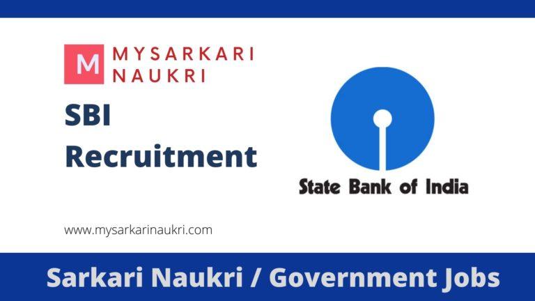 SBI Recruitment 2023 State Bank Of India Jobs