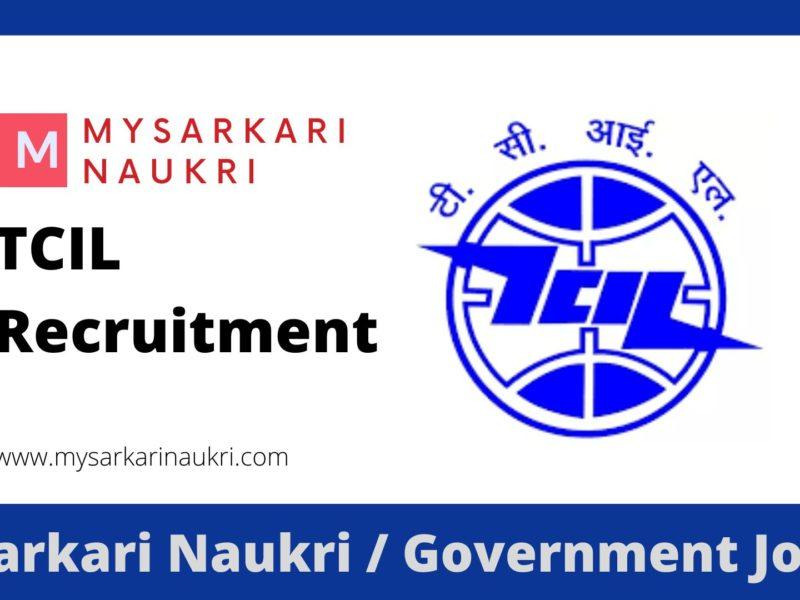 TCIL Recruitment 2023 Telecommunications Consultants India Limited Jobs