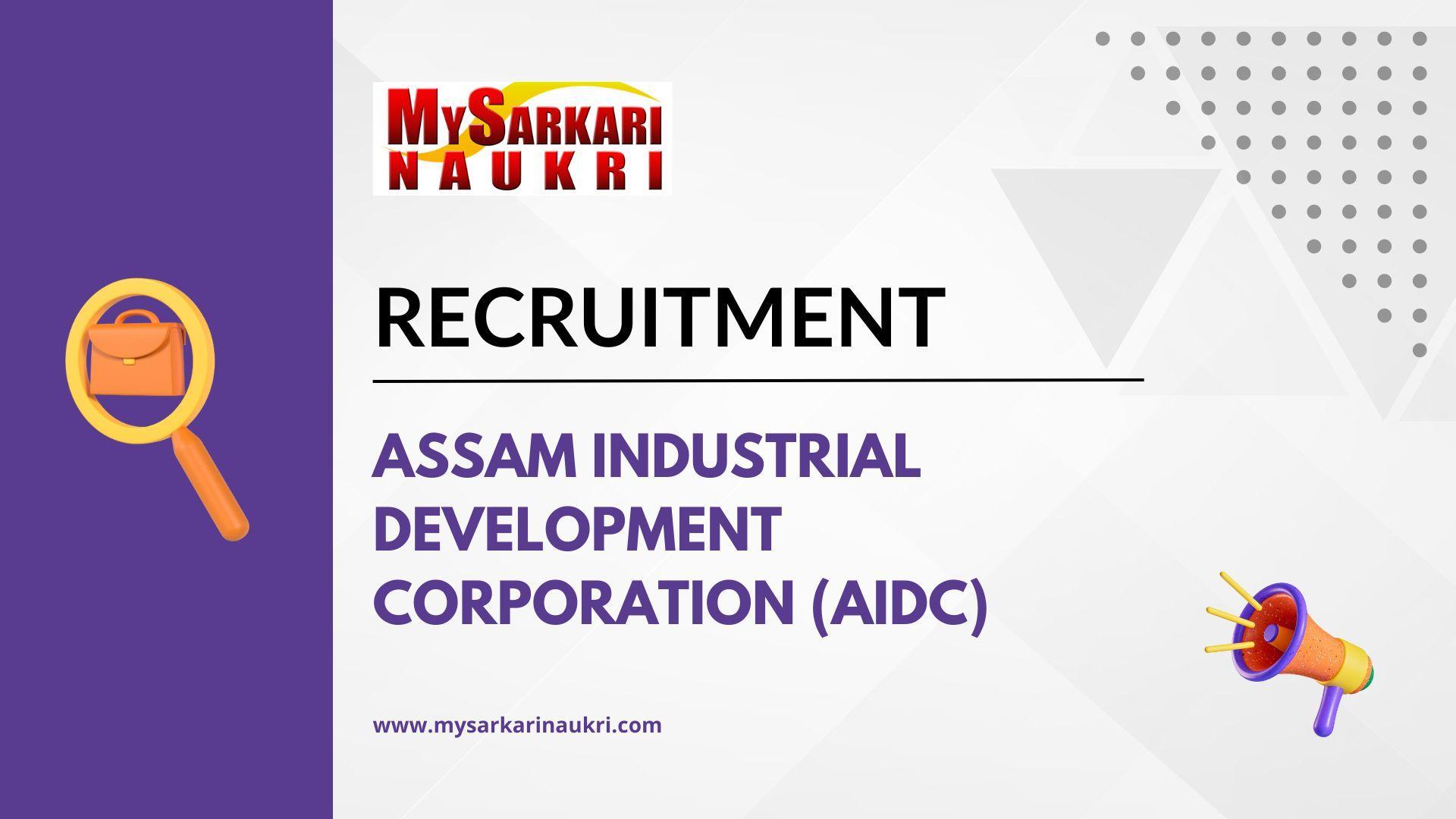 Assam Industrial Development Corporation (AIDC)