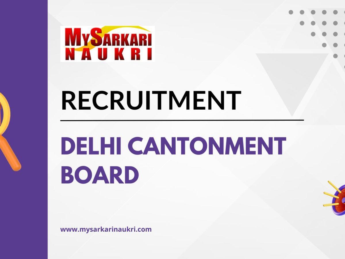 Delhi Cantonment Board