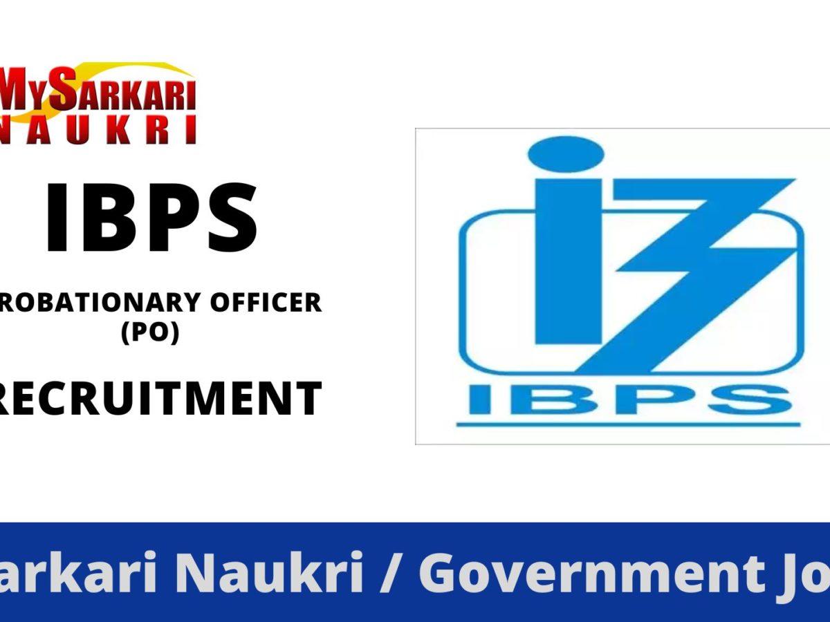 IBPS PO Notification