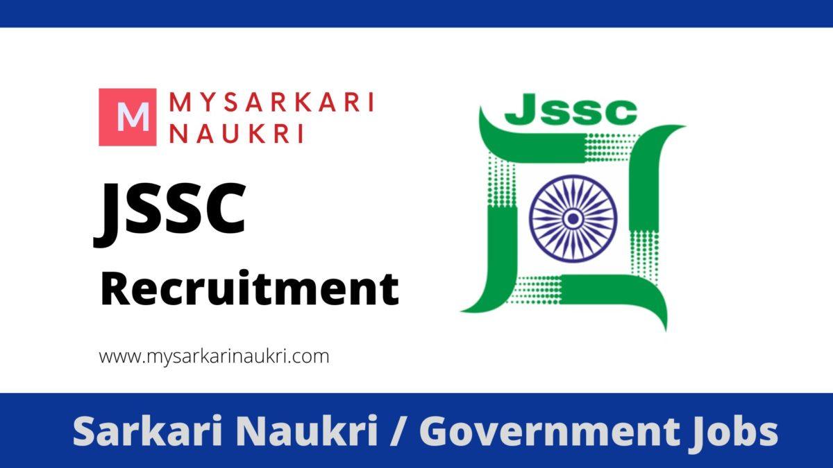 JSSC JE Recruitment 2023 Apply Online For 1562 Junior Engineer (JE) Posts