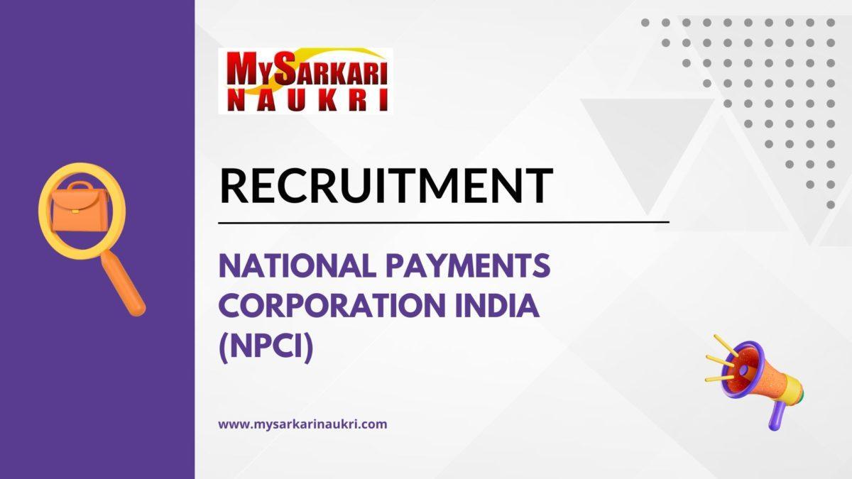 National Payments Corporation India (NPCI)