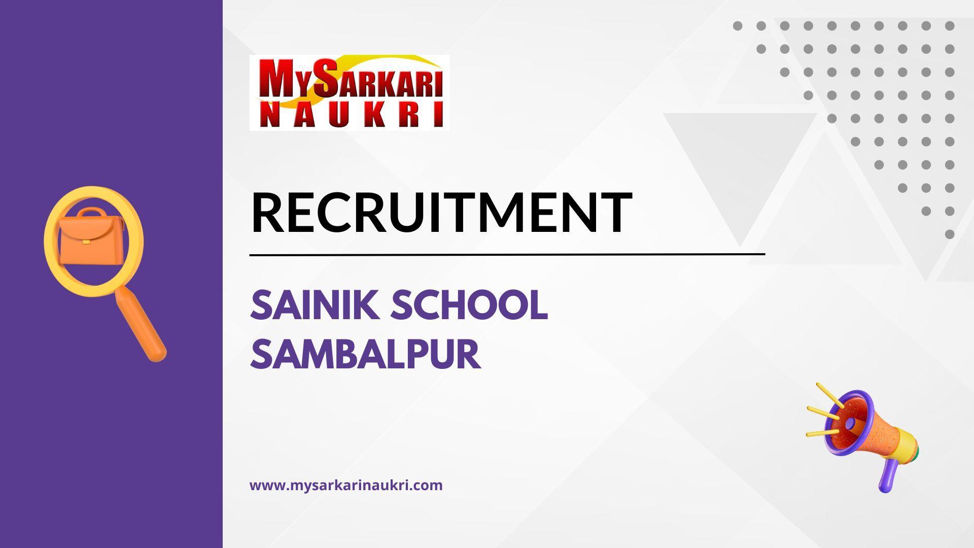Sainik School Sambalpur