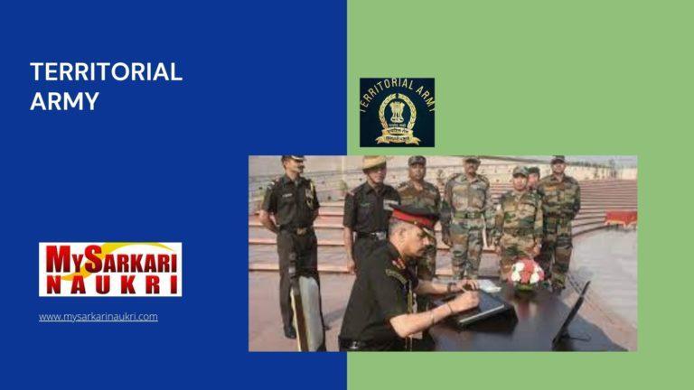 Territorial Army Recruitment