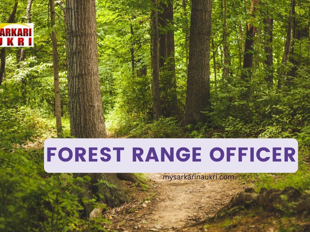 Forest Range Officer (FRO)