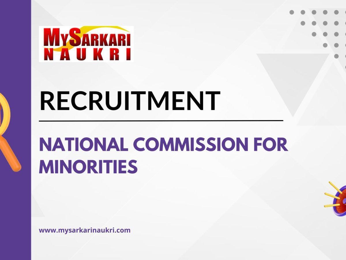 National Commission for Minorities Recruitment