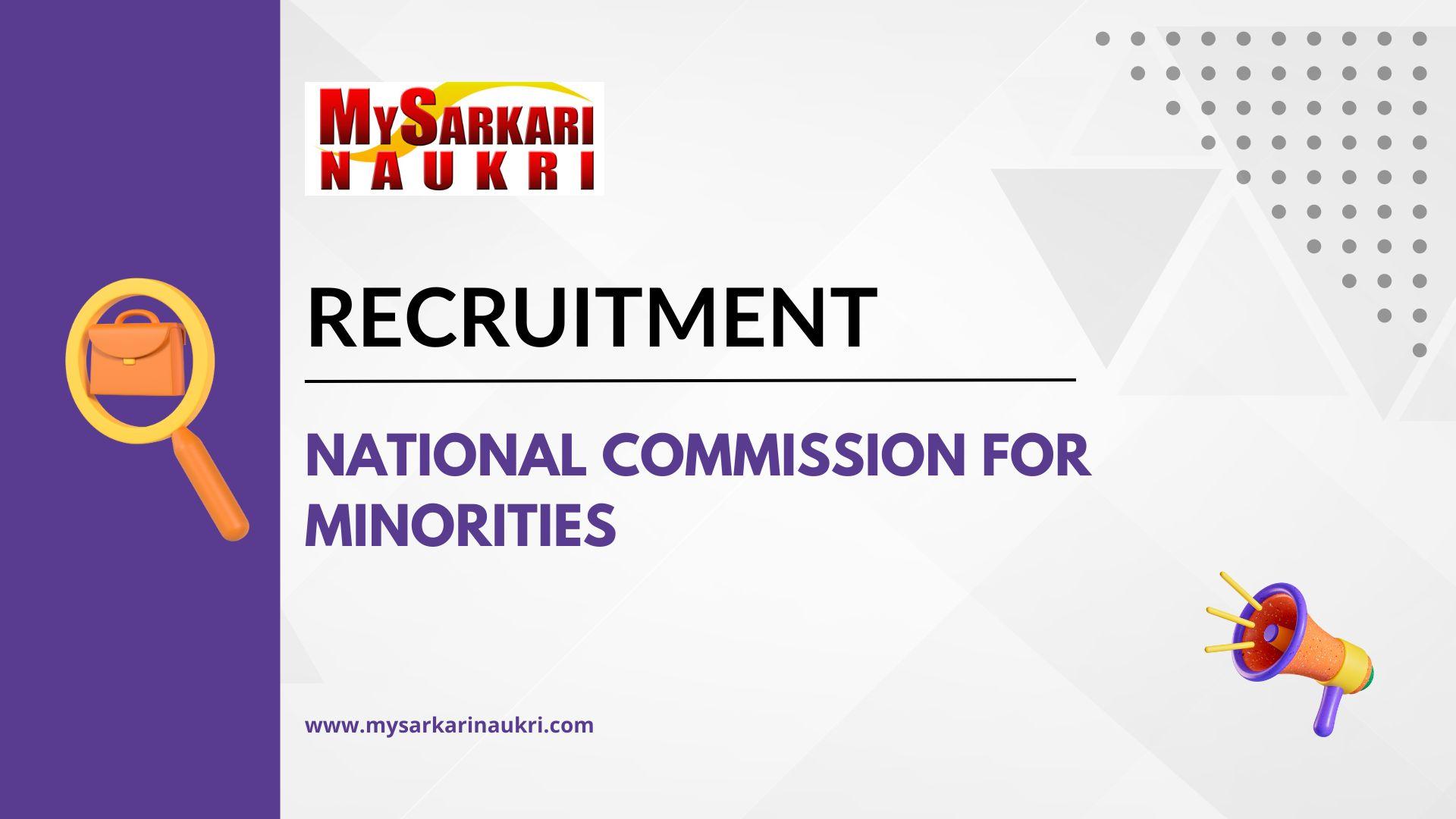 National Commission for Minorities Recruitment