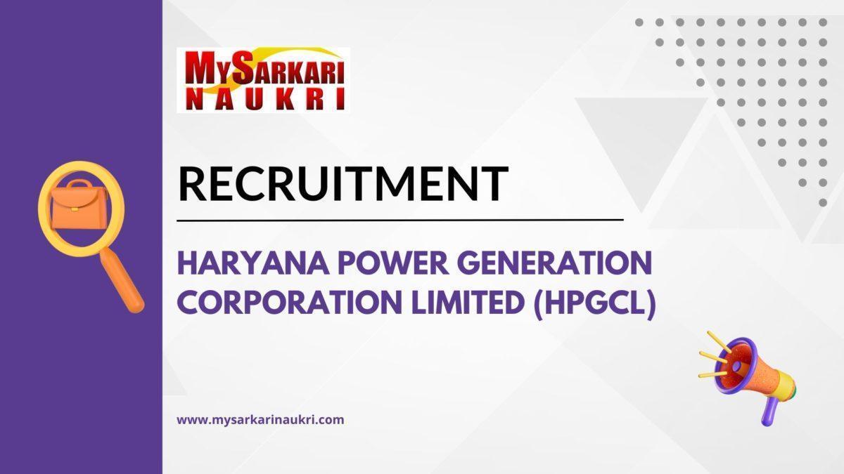 HPGCL Recruitment