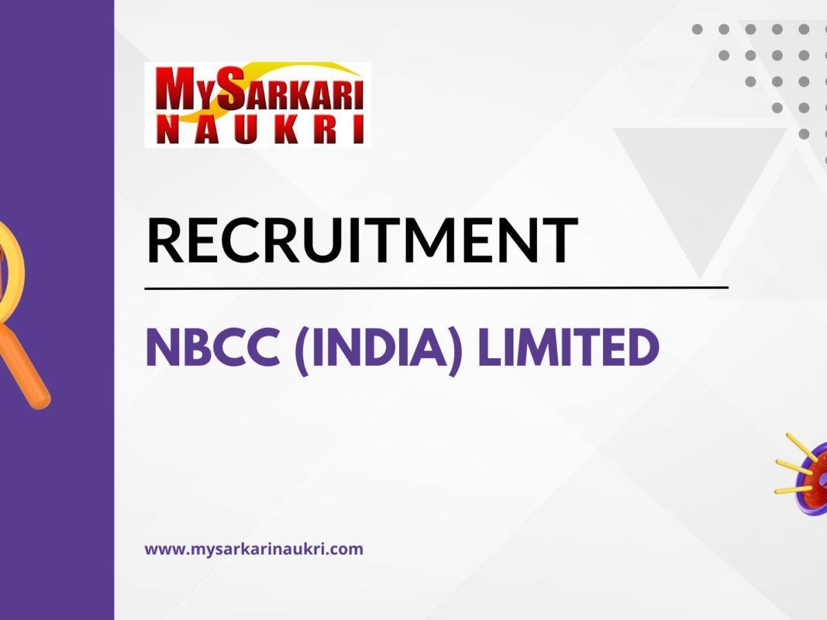 NBCC (India) Limited Recruitment