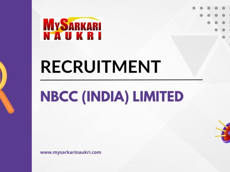 NBCC (India) Limited Recruitment