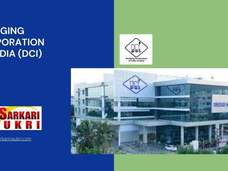 Dredging Corporation of India (DCI) Recruitment