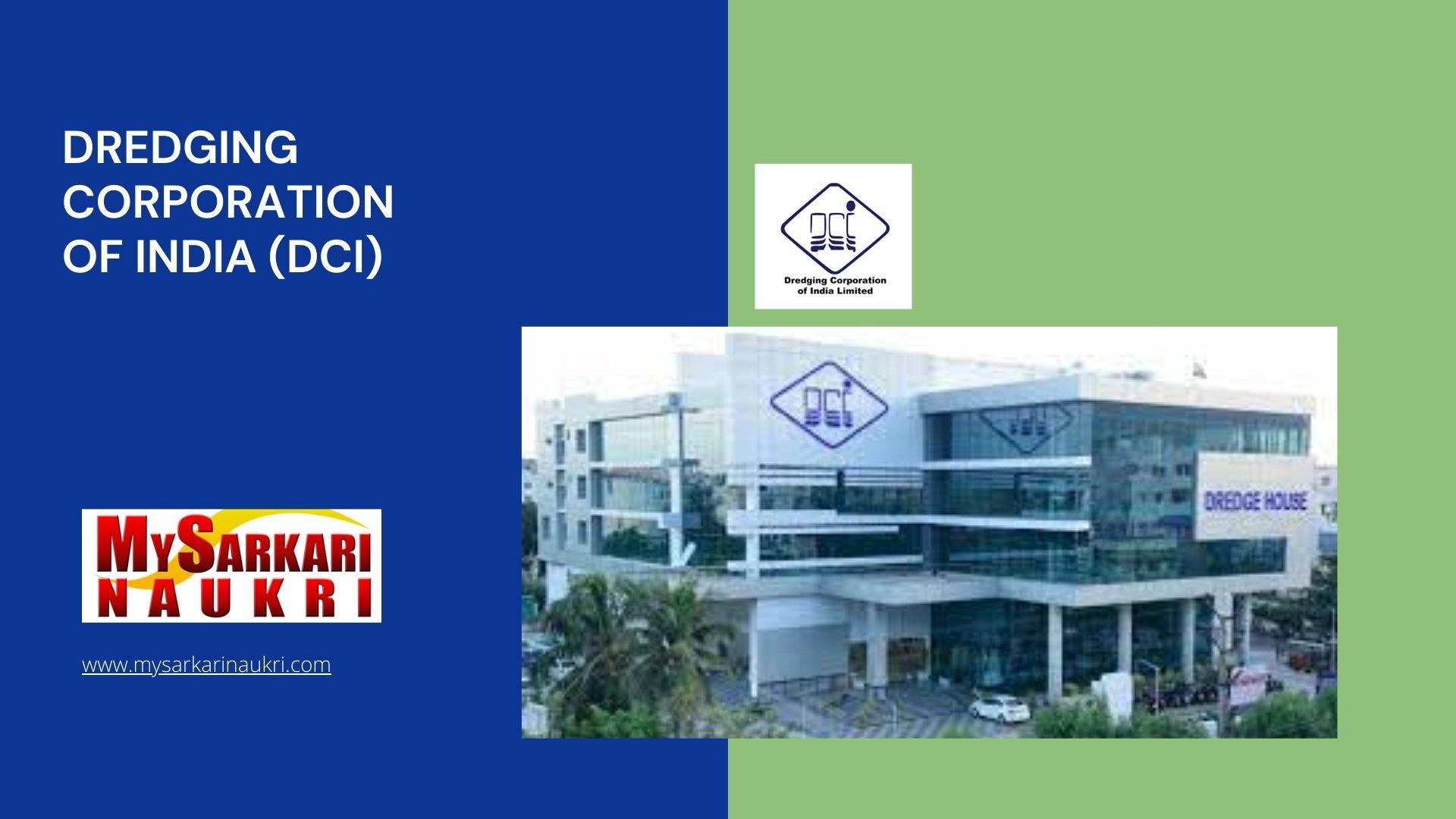 Dredging Corporation of India (DCI) Recruitment